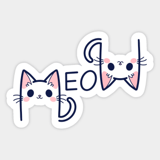 MeoW Sticker